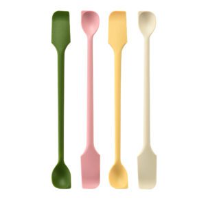custom silicone spatula scraper for baking – heat resistant, food grade, bpa free – perfect for cake, cream, jam